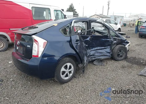 2013 Toyota Prius из США, поврежденный, VIN JTDKN3DU1D1684713
